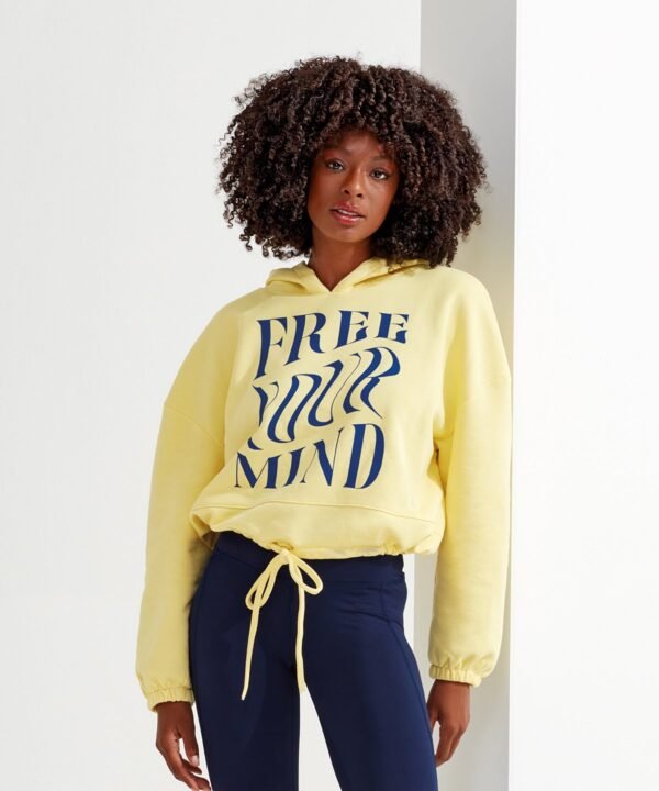 Women's TriDri® Cropped Oversize Hoodie - Image 4