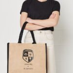Jute and Canvas Shopper - Image 3