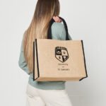 Jute and Canvas Shopper - Image 4