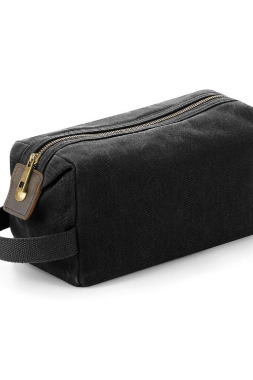 Heritage waxed canvas wash bag