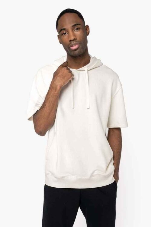 Native Spirit Unisex French Terry Hooded Short Sleeve Sweatshirt