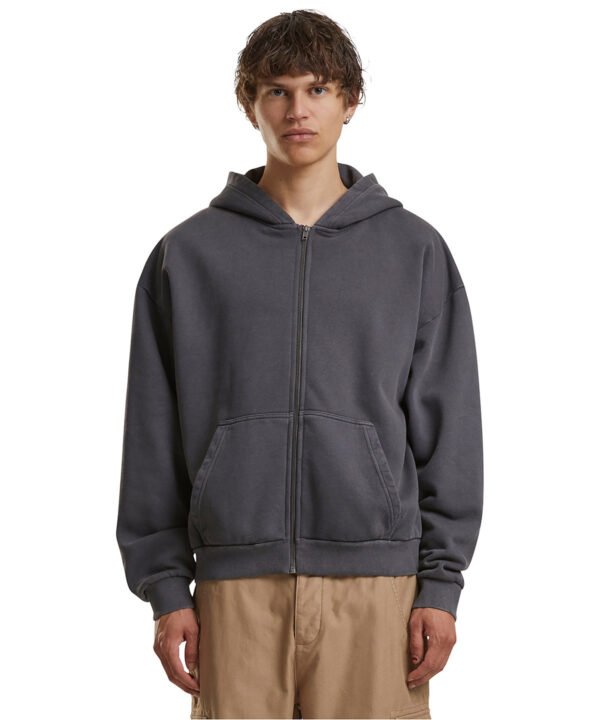Vintage heavy zip hoodie - Image 2