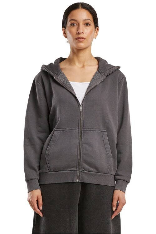 Women’s vintage heavy zip hoodie